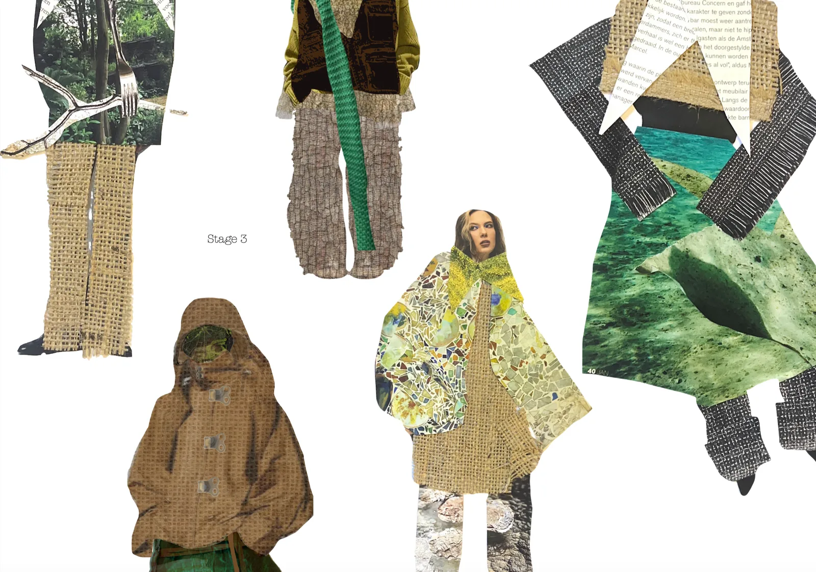Collage development, stage 2